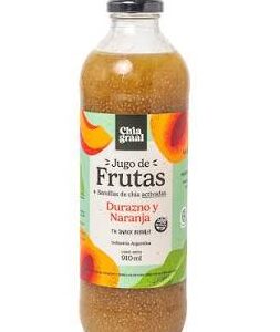 CHIA GRAAL JUGO NARANJA Y DURAZNO X 910 ML