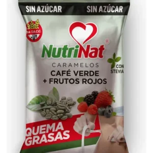 CARAMELOS CAFE VERDE + FRUTOS ROJOS NUTRINAT X50 GR