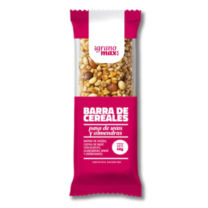 BARRITA GRANOMAX PASAS DE UVA Y ALMENDRA
