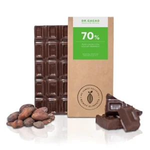CHOCOLATE DR CACAO 70% AZUCAR ORGANICA