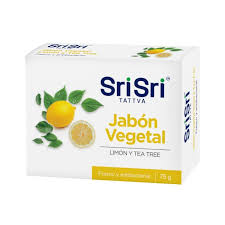 JABON VEGETAL LIMON Y TEA TREE X 75GR SRI SRI