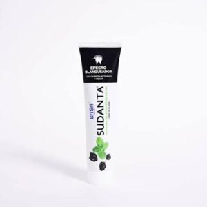 PASTA DENTAL SUDANTA CARBON ACTIVADO Y MENTA SRI SRI  X 50 GR
