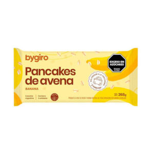PANCAKES DE AVENA SABOR BANANA BYGIRO X 4