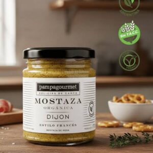 MOSTAZA ORGANICA DIJON PAMPA GOURMET X 170 GR