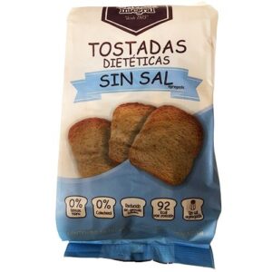 TOSTADAS DIETETICAS SIN SAL DIETETICA INTEGRAL X 210 GR