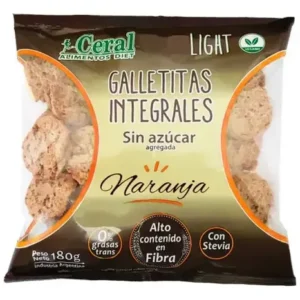 GALLETITAS INTEGRALES CERAL NARANJA X180G
