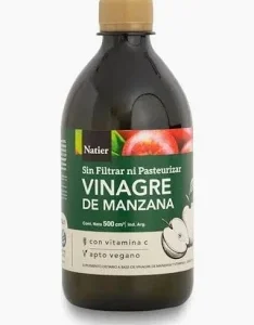VINAGRE DE MANZANA NATIER X 500 CC