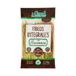 FIDEOS INTEGRALES CERAL ESPINACA