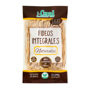 FIDEOS INTEGRALES CERAL NATURAL
