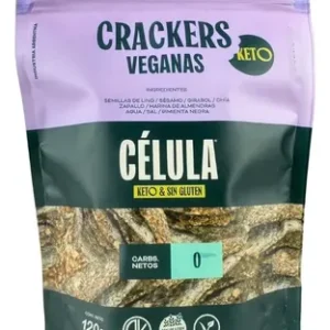 CRACKERS VEGANAS CELULA KETO Y SIN GLUTEN