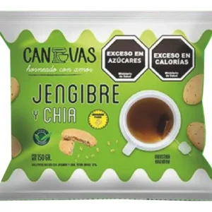 GALLETITAS CANVAS JENGIBRE Y CHIA
