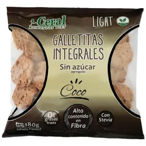 GALLETITAS INTEGRALES CERAL COCO X180G