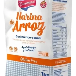 HARINA DE ARROZ DICOMERE SIN TACC X 1 KG