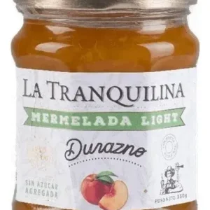MERMELADA LA TRANQUILINA DURAZNO LIGHT X330G