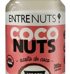 ACEITE DE COCO VIRGEN ENTRE NUTS 360CC