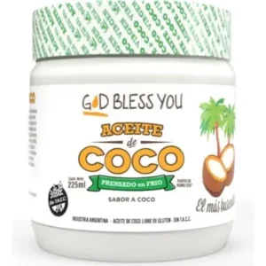ACEITE DE COCO VIRGEN GOD BLESS X225ML