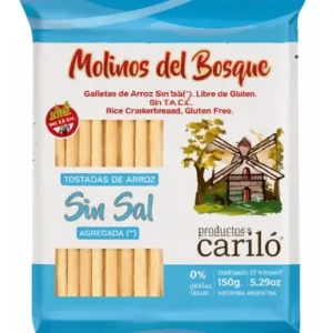 GALLETAS DE ARROZ CARILO SIN SAL X150G