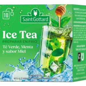 TE VERDE MENTA Y SABOR MIEL ICE TEA SAINT GOTTARD