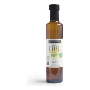 ACEITE DE GIRASOL ALTO OLEICO ORGANICO PAMPA GOURMET X500 ML