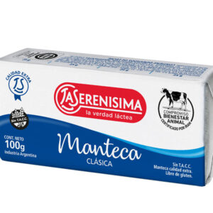 MANTECA ENTERA LA SERENISIMA X 100 G