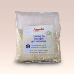HARINA DE LENTEJAS GERMINADAS AMOLA X 250 GR
