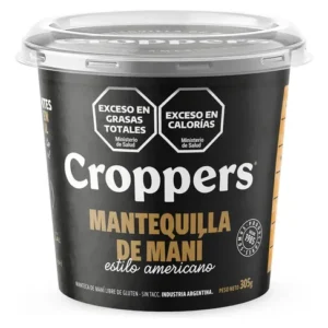 MANTEQUILLA DE MANI CROPPERS X 305 GR