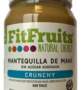 PASTA DE MANI FITFRUITS CRUNCHY X 380 GR