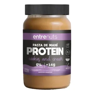 PASTA DE MANI PROTEIN COOKIES AND CREAM ENTRE NUTS