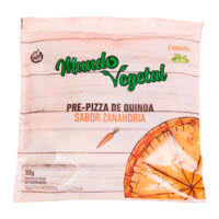 PREPIZZA DE QUINOA SABOR ZANAHORIA MUNDO VEGETAL X 300 GR