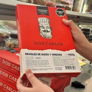 RAVIOLES DE VERDURA Y CARNE DON CARLOS X 660 GR